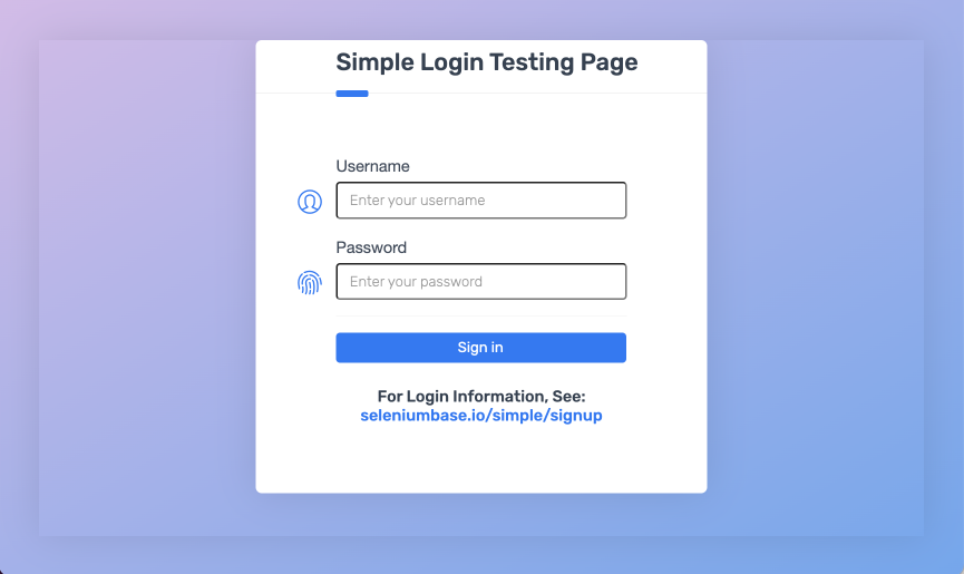Login / Simple App